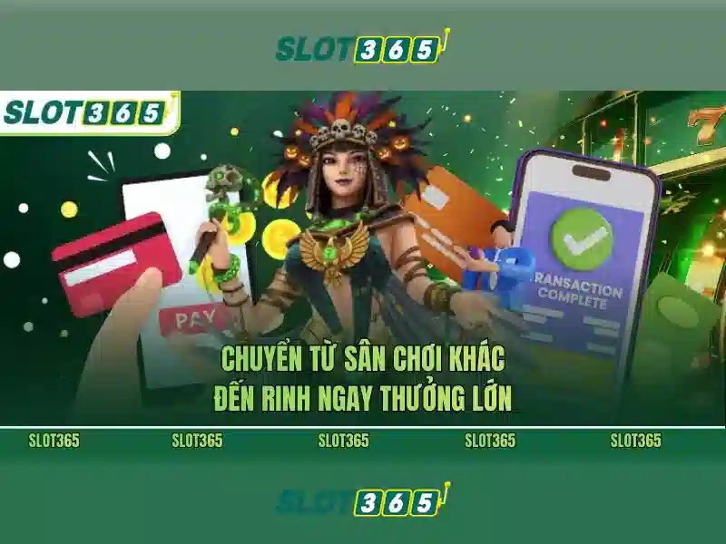 Giao diện Slot365 trên màn hình máy tính